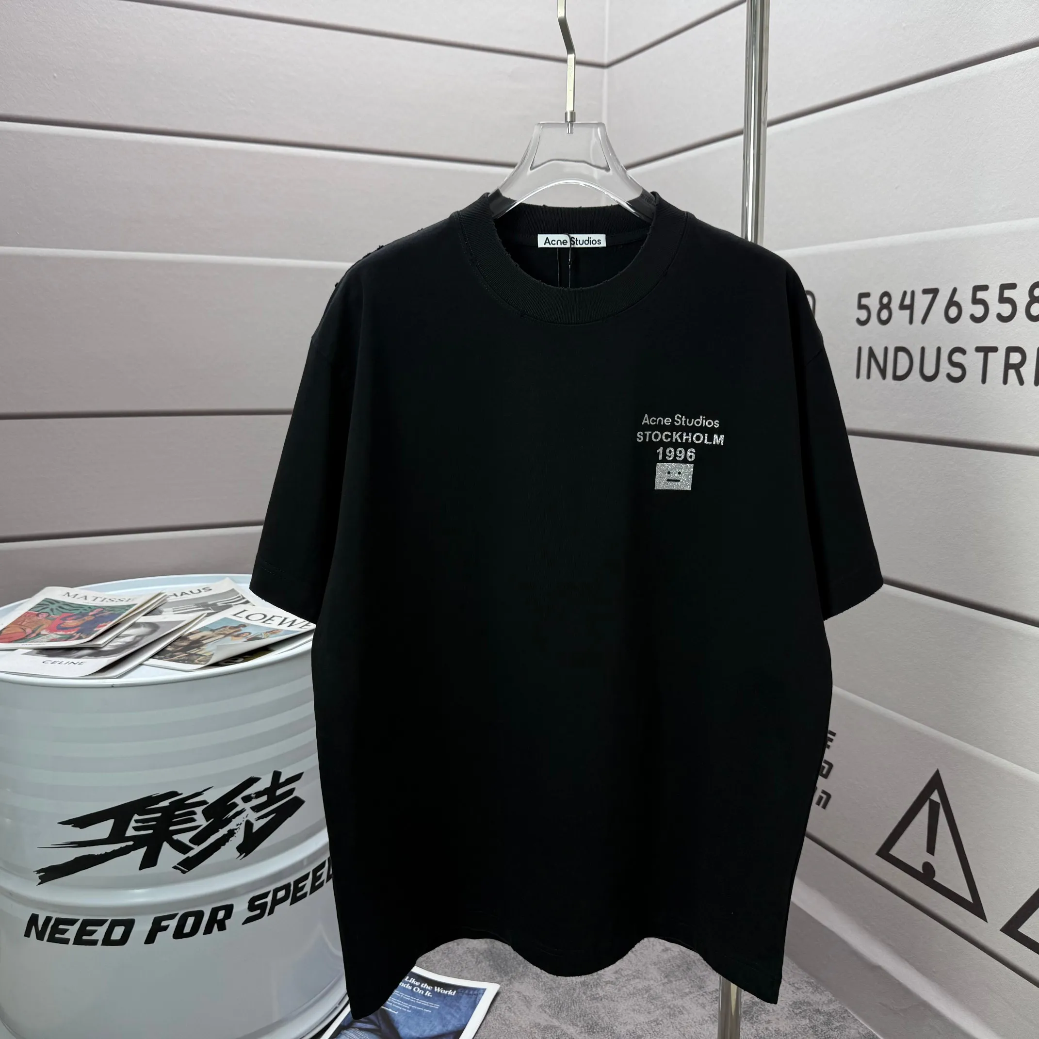 # 95 Acne studios * 2026 New Arrival tee Same Style : Size :S M L XL XXL Size： S （90-130 ） M （120-150 ） L （140-165 ） XL （160-180 ） XXL （180 ）